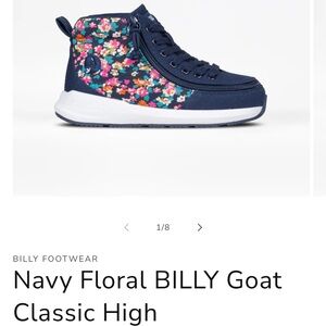 Navy Floral BILLY Goat Classic High